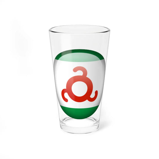 Flag orb Ingushetia (Russia) Pint Glass 16oz 16oz - Go Mug Yourself