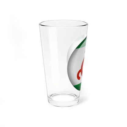 Flag orb Ingushetia (Russia) Pint Glass 16oz - Go Mug Yourself