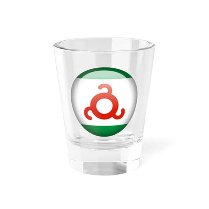 Flag orb Ingushetia (Russia) Shot Glass 1.5oz 1.5oz - Go Mug Yourself