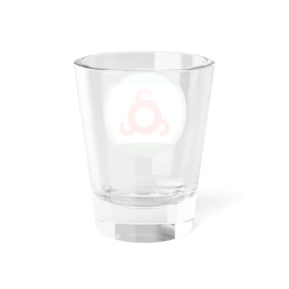 Flag orb Ingushetia (Russia) Shot Glass 1.5oz - Go Mug Yourself