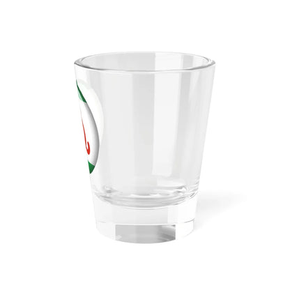 Flag orb Ingushetia (Russia) Shot Glass 1.5oz - Go Mug Yourself