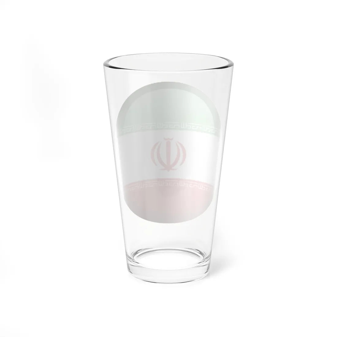 Flag orb Iran (Iran) Pint Glass 16oz - Go Mug Yourself