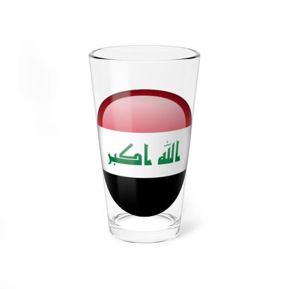 Flag orb Iraq (Iraq) Pint Glass 16oz 16oz - Go Mug Yourself