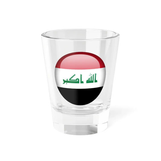 Flag orb Iraq (Iraq) Shot Glass 1.5oz 1.5oz - Go Mug Yourself