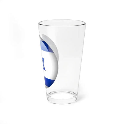 Flag orb Israel (Israel) Pint Glass 16oz - Go Mug Yourself