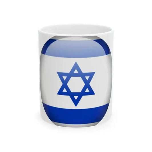 Flag orb Israel (Israel) White Coffee Mug 11oz - Go Mug Yourself