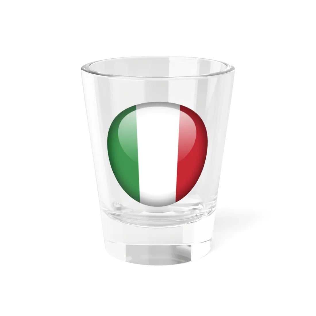 Flag orb Italy (Italy) Shot Glass 1.5oz 1.5oz - Go Mug Yourself