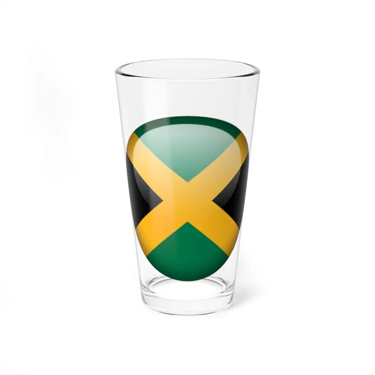 Flag orb Jamaica (Jamaica) Pint Glass 16oz 16oz - Go Mug Yourself