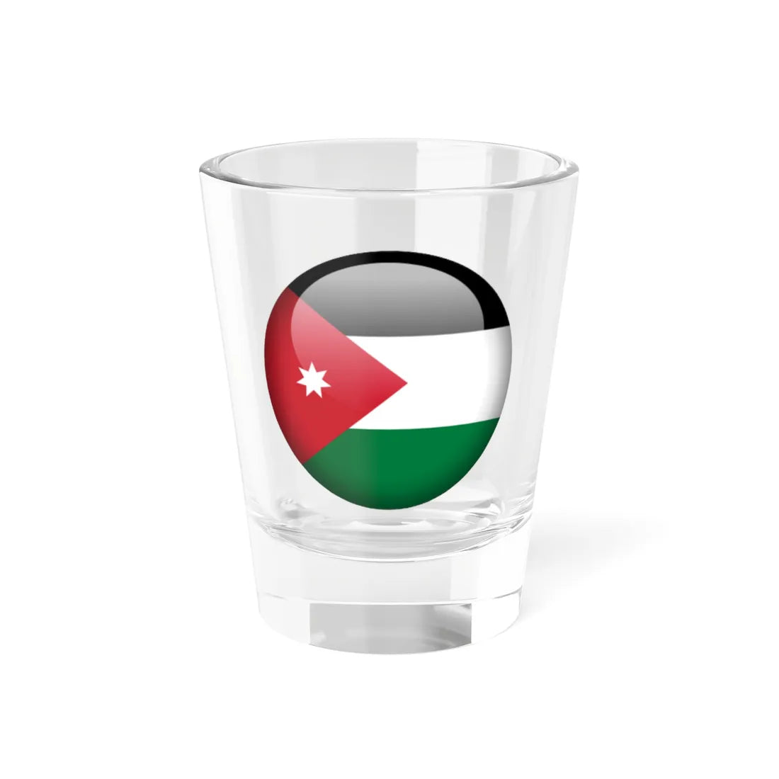 Flag orb Jordan (Jordan) Shot Glass 1.5oz 1.5oz - Go Mug Yourself