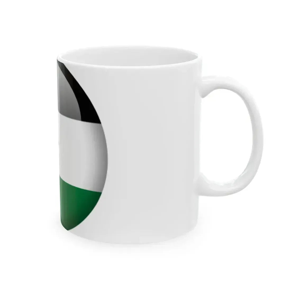 Flag orb Jordan (Jordan) White Coffee Mug - Go Mug Yourself