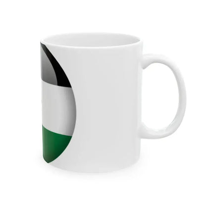 Flag orb Jordan (Jordan) White Coffee Mug - Go Mug Yourself
