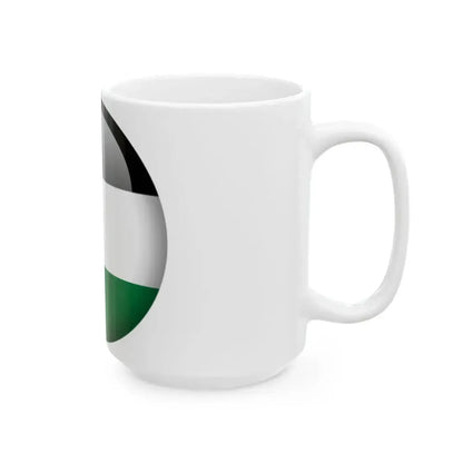 Flag orb Jordan (Jordan) White Coffee Mug - Go Mug Yourself