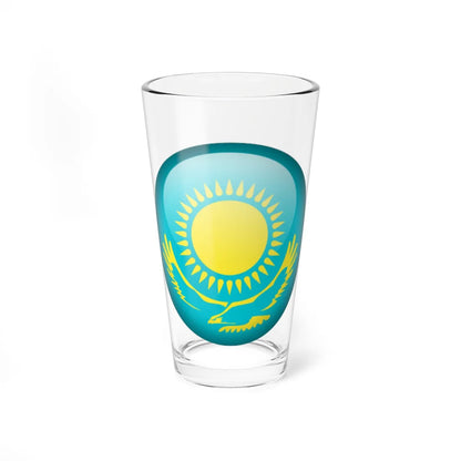 Flag orb Kazakhstan (Kazakhstan) Pint Glass 16oz 16oz - Go Mug Yourself