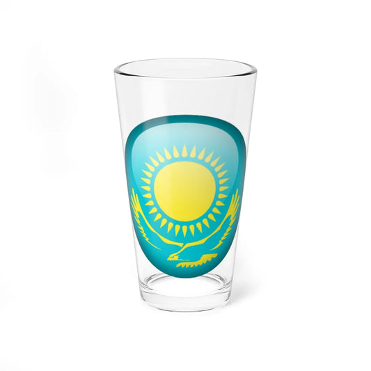 Flag orb Kazakhstan (Kazakhstan) Pint Glass 16oz 16oz - Go Mug Yourself