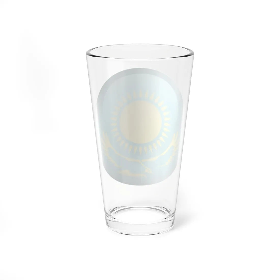 Flag orb Kazakhstan (Kazakhstan) Pint Glass 16oz - Go Mug Yourself