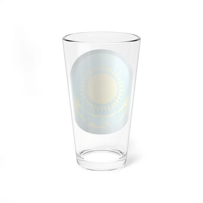 Flag orb Kazakhstan (Kazakhstan) Pint Glass 16oz - Go Mug Yourself