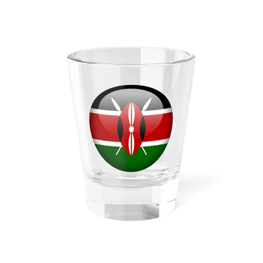 Flag orb Kenya (Kenya) Shot Glass 1.5oz 1.5oz - Go Mug Yourself