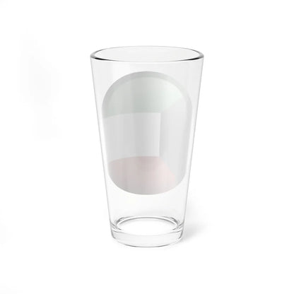 Flag orb Kuwait (Kuwait) Pint Glass 16oz - Go Mug Yourself
