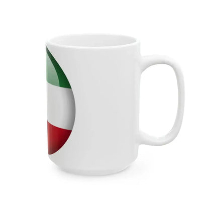 Flag orb Kuwait (Kuwait) White Coffee Mug - Go Mug Yourself