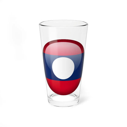 Flag orb Laos (Laos) Pint Glass 16oz 16oz - Go Mug Yourself