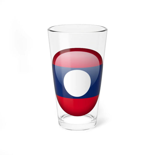 Flag orb Laos (Laos) Pint Glass 16oz 16oz - Go Mug Yourself