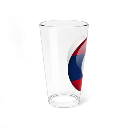 Flag orb Laos (Laos) Pint Glass 16oz - Go Mug Yourself