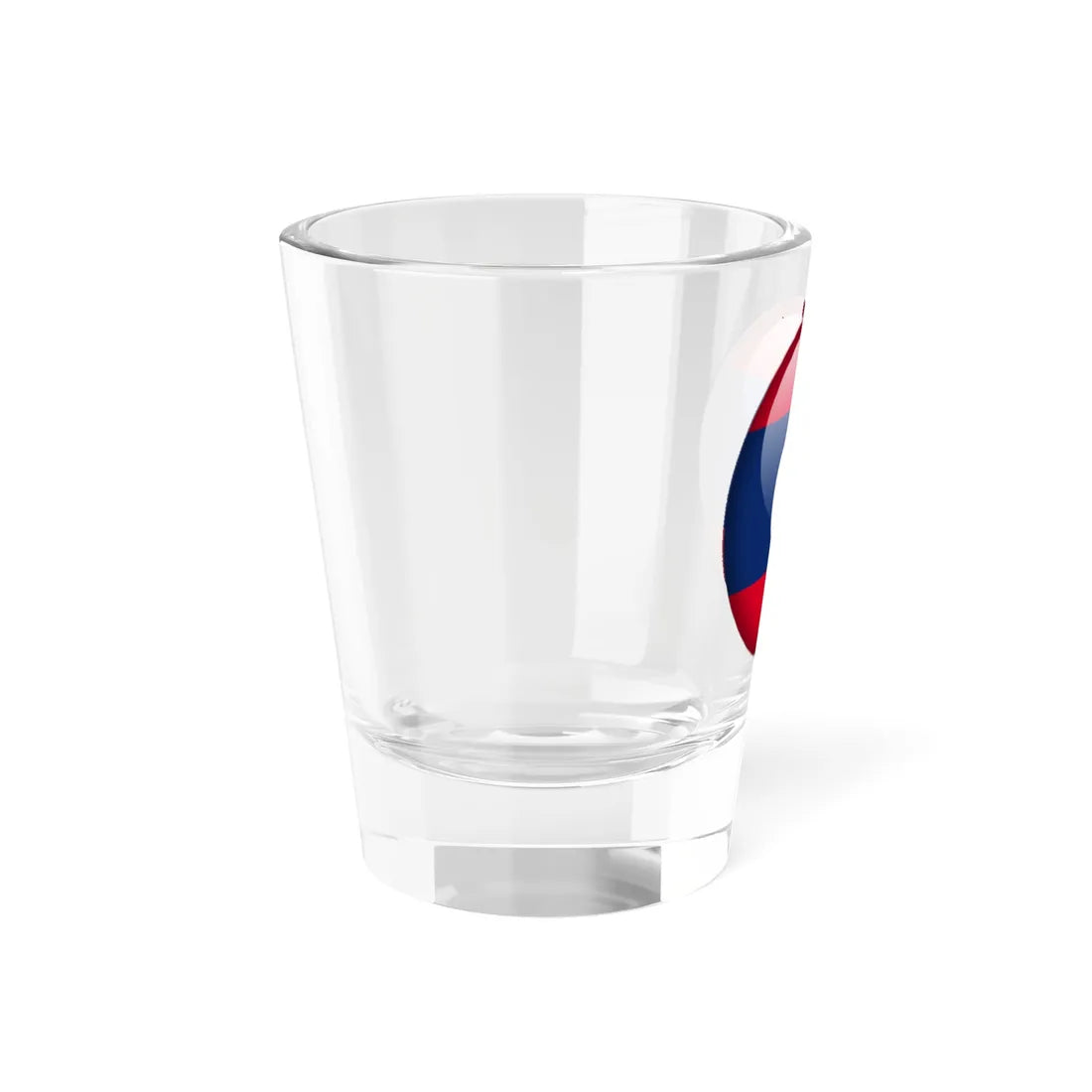 Flag orb Laos (Laos) Shot Glass 1.5oz - Go Mug Yourself