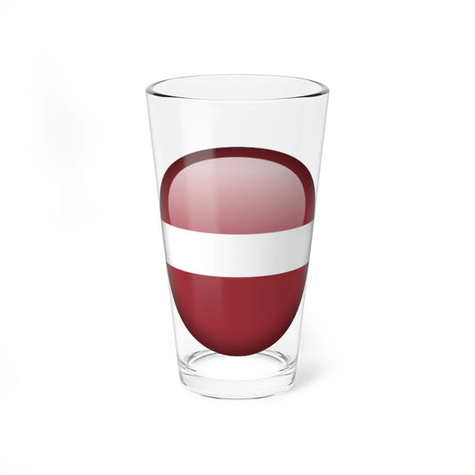 Flag orb Latvia (Latvia) Pint Glass 16oz 16oz - Go Mug Yourself