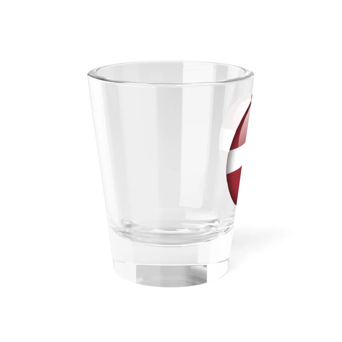 Flag orb Latvia (Latvia) Shot Glass 1.5oz - Go Mug Yourself