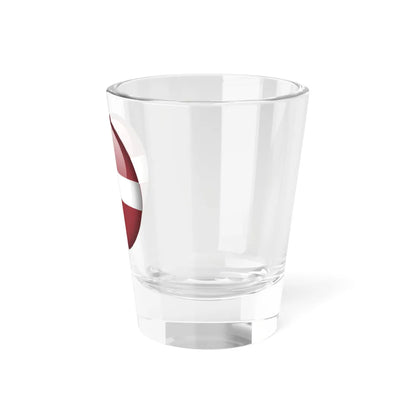 Flag orb Latvia (Latvia) Shot Glass 1.5oz - Go Mug Yourself
