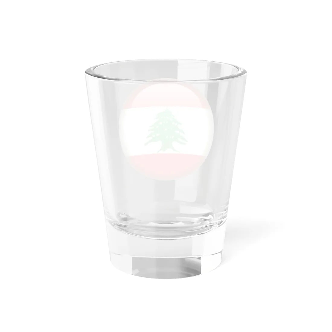 Flag orb Lebanon (Lebanon) Shot Glass 1.5oz - Go Mug Yourself