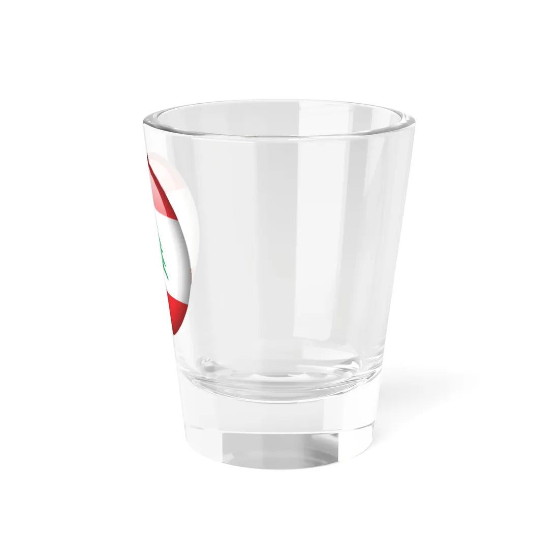 Flag orb Lebanon (Lebanon) Shot Glass 1.5oz - Go Mug Yourself