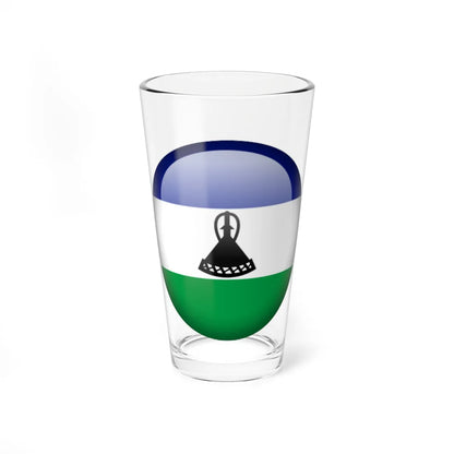 Flag orb Lesotho (Lesotho) Pint Glass 16oz 16oz - Go Mug Yourself
