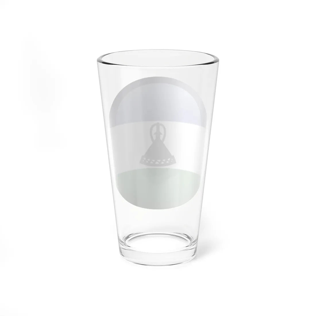 Flag orb Lesotho (Lesotho) Pint Glass 16oz - Go Mug Yourself