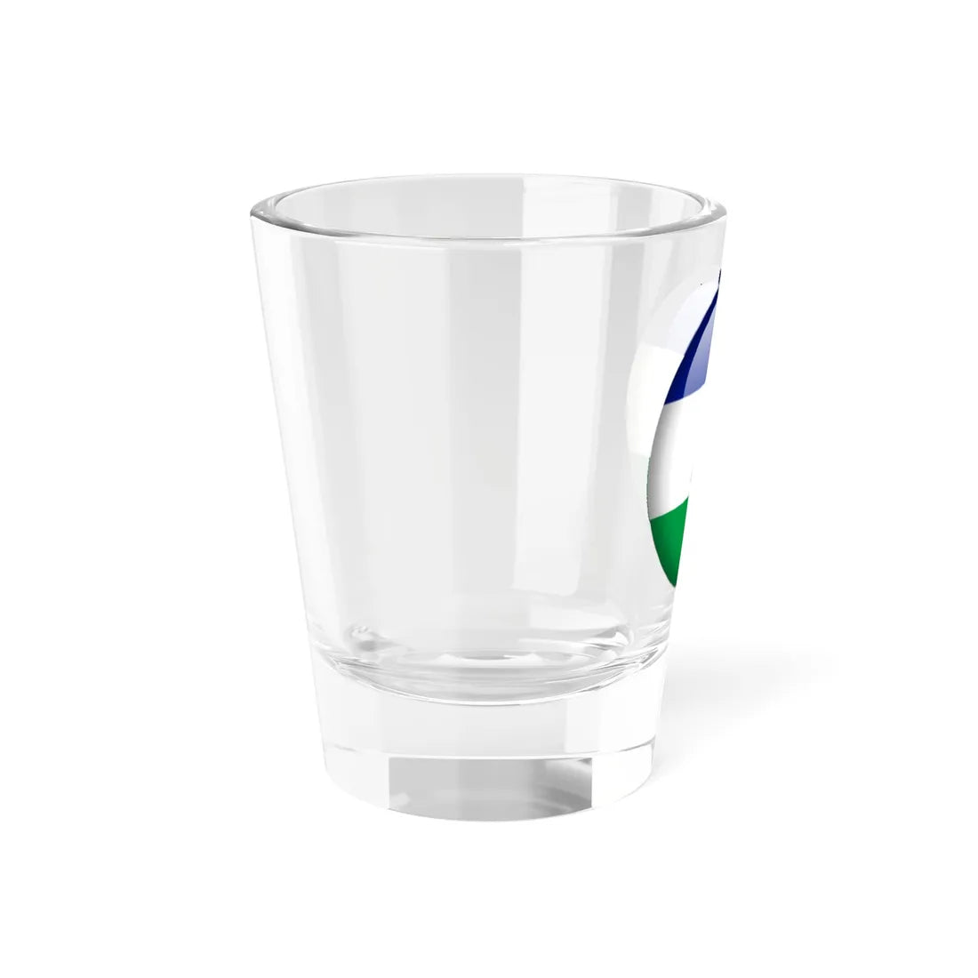 Flag orb Lesotho (Lesotho) Shot Glass 1.5oz - Go Mug Yourself