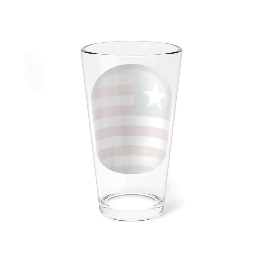 Flag orb Liberia (Liberia) Pint Glass 16oz - Go Mug Yourself