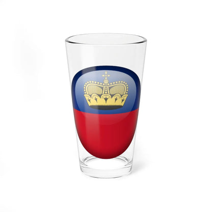Flag orb Liechtenstein (Liechtenstein) Pint Glass 16oz 16oz - Go Mug Yourself