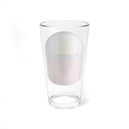 Flag orb Liechtenstein (Liechtenstein) Pint Glass 16oz - Go Mug Yourself