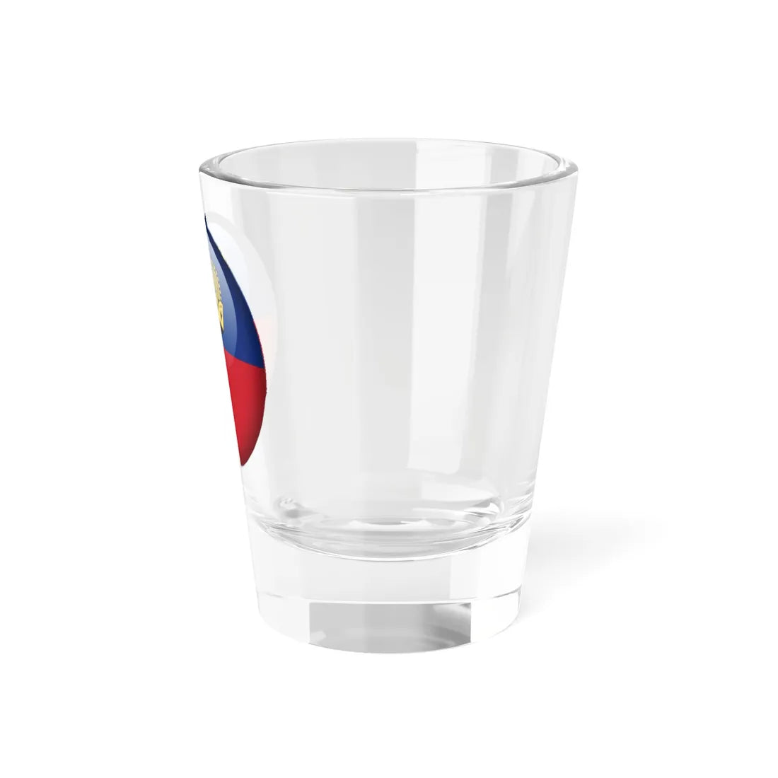 Flag orb Liechtenstein (Liechtenstein) Shot Glass 1.5oz - Go Mug Yourself