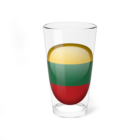 Flag orb Lithuania (Lithuania) Pint Glass 16oz 16oz - Go Mug Yourself