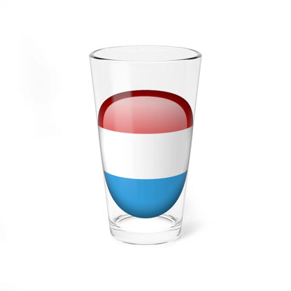 Flag orb Luxembourg (Luxembourg) Pint Glass 16oz 16oz - Go Mug Yourself