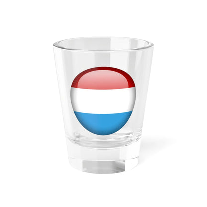Flag orb Luxembourg (Luxembourg) Shot Glass 1.5oz 1.5oz - Go Mug Yourself