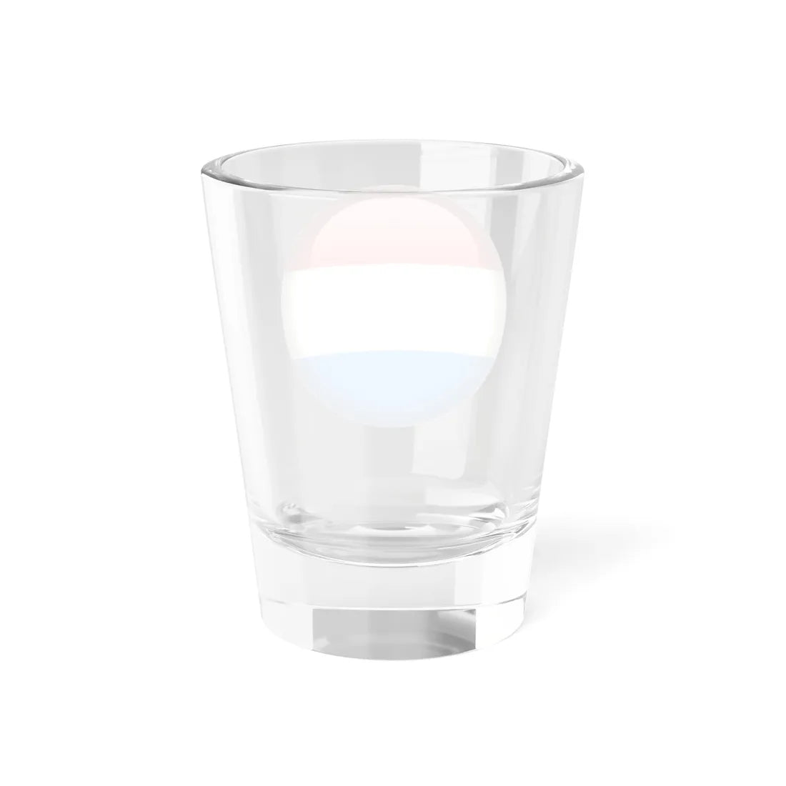 Flag orb Luxembourg (Luxembourg) Shot Glass 1.5oz - Go Mug Yourself