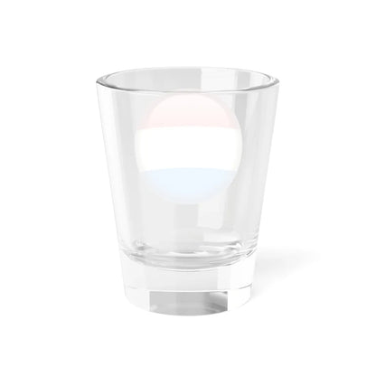 Flag orb Luxembourg (Luxembourg) Shot Glass 1.5oz - Go Mug Yourself
