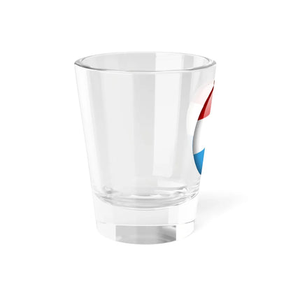 Flag orb Luxembourg (Luxembourg) Shot Glass 1.5oz - Go Mug Yourself