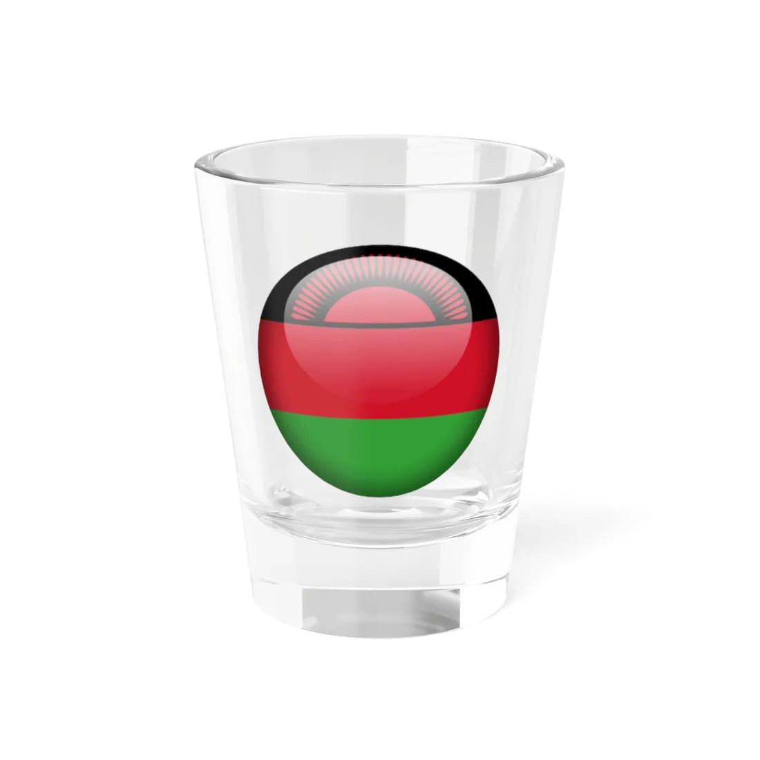 Flag orb Malawi (Malawi) Shot Glass 1.5oz 1.5oz - Go Mug Yourself