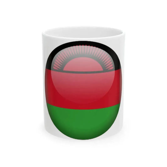 Flag orb Malawi (Malawi) White Coffee Mug 11oz - Go Mug Yourself