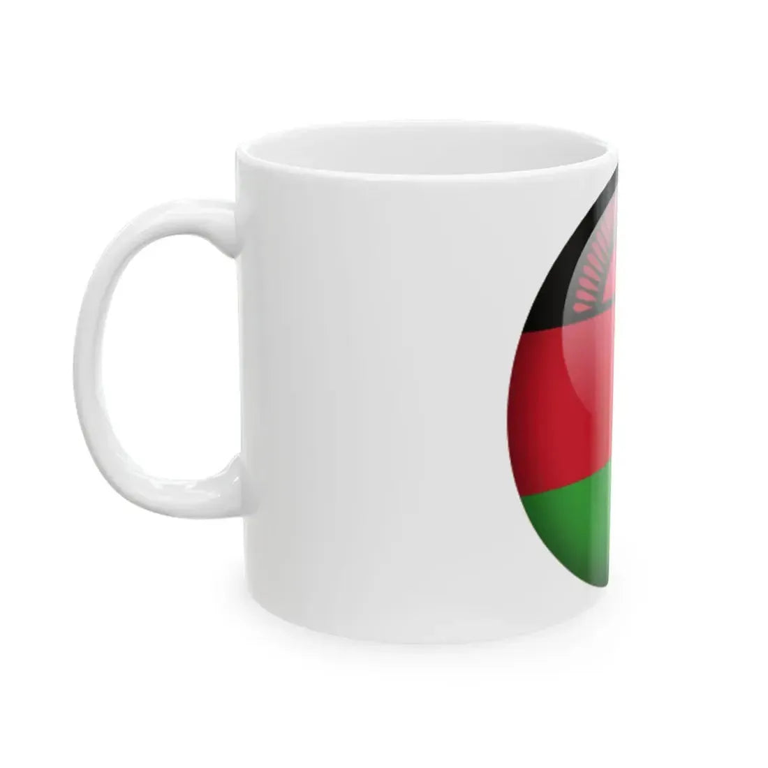 Flag orb Malawi (Malawi) White Coffee Mug - Go Mug Yourself