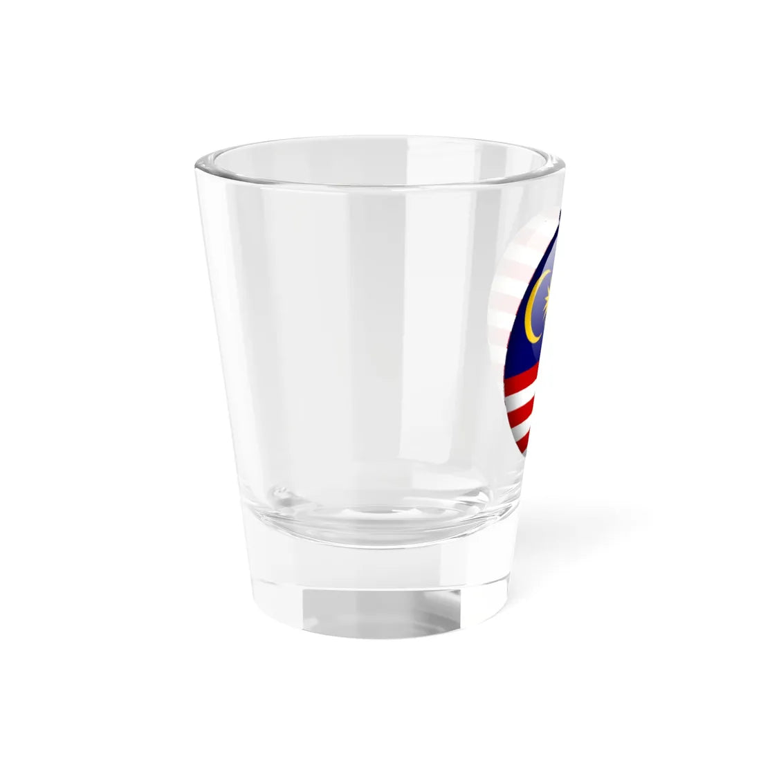 Flag orb Malaysia (Malaysia) Shot Glass 1.5oz - Go Mug Yourself