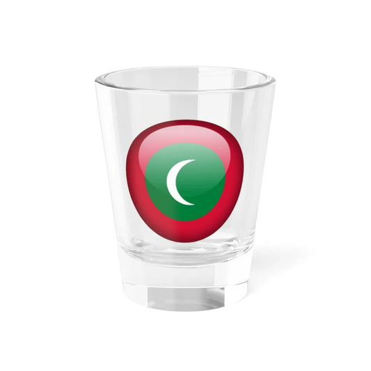Flag orb Maldives (Maldives) Shot Glass 1.5oz 1.5oz - Go Mug Yourself